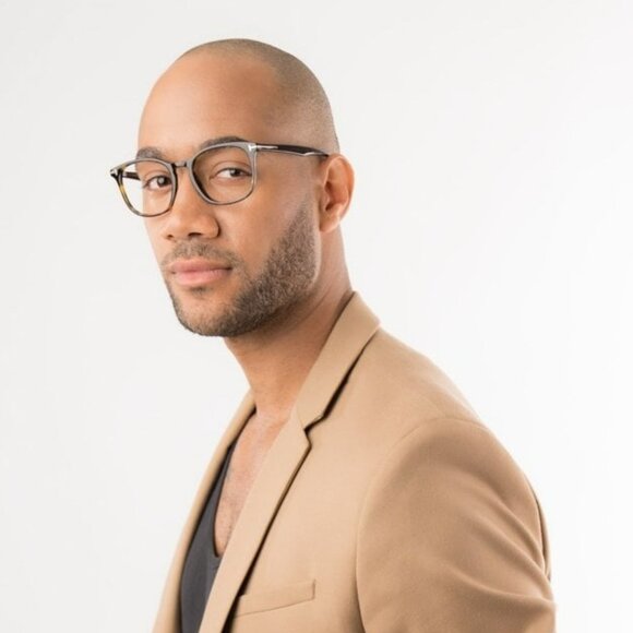 Tom Ford FT5505 Eyeglasses – Black Square Frame | Model 001 - Picture 11 of 12